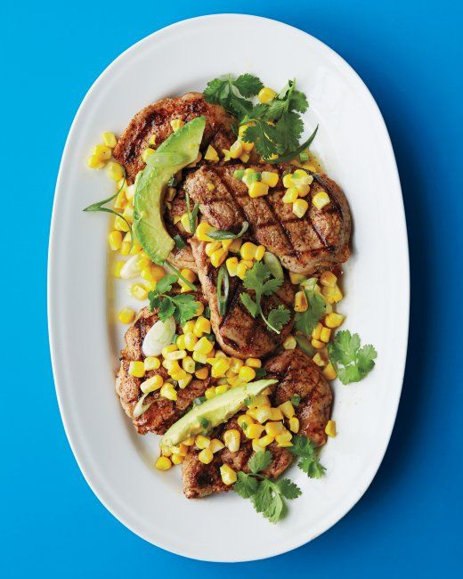 Chili Lime Pork with Corn Salad
