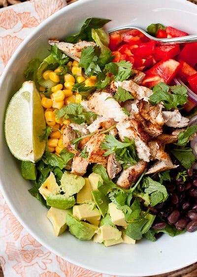 Southwest Chicken Chopped Salad with Chipotle's Honey Dressing