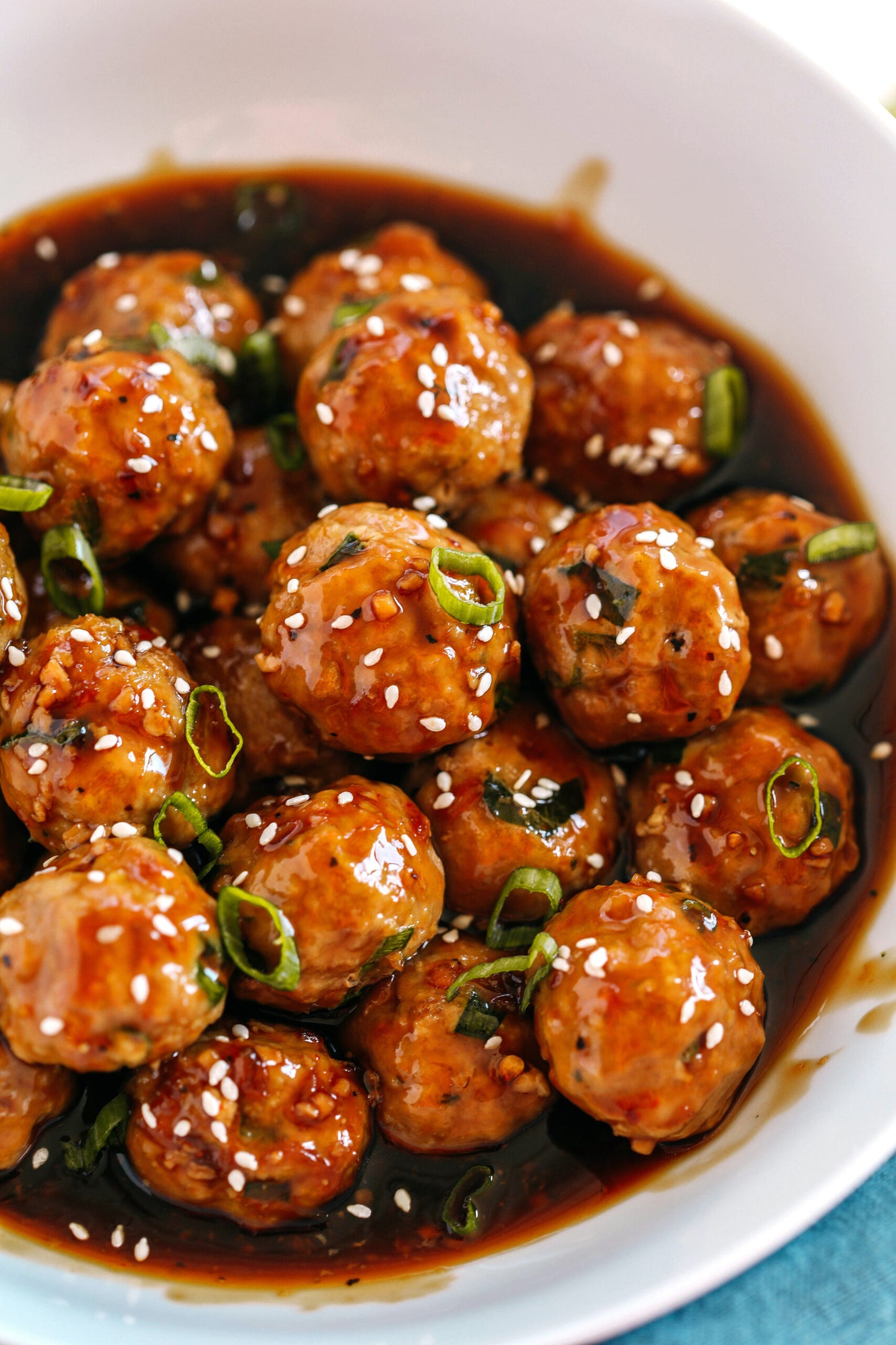 Asian Glazed Turkey Meatballs