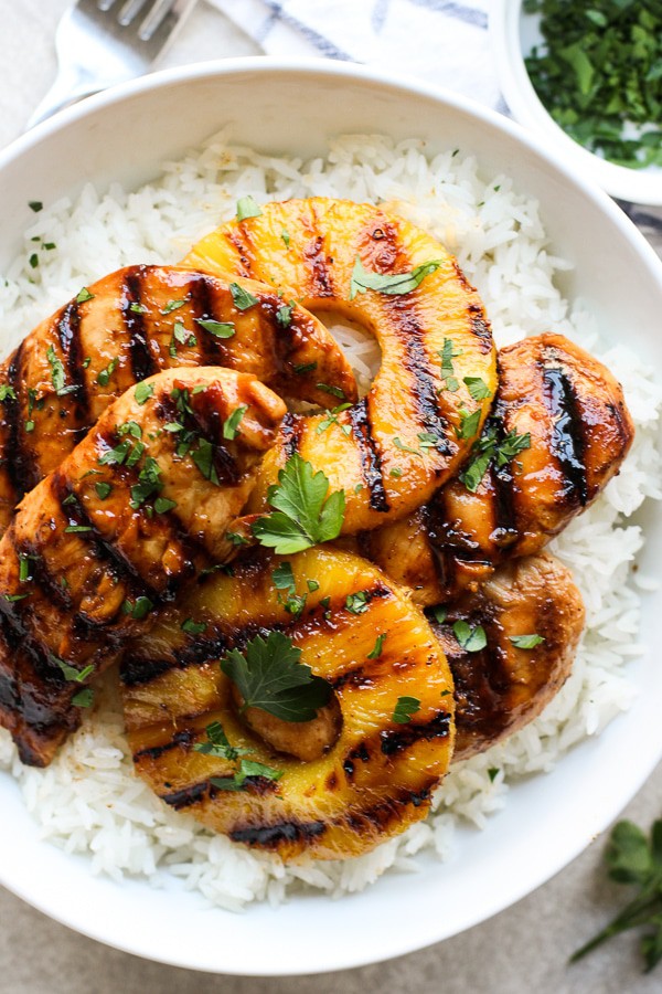 Hawaiian Chicken with Coconut Rice **MARINADE**