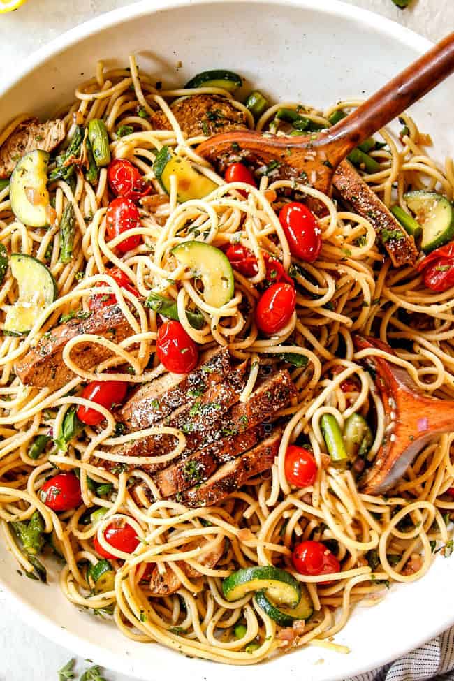 Lemon Chicken Pasta with Roasted Vegetables **Marinade**