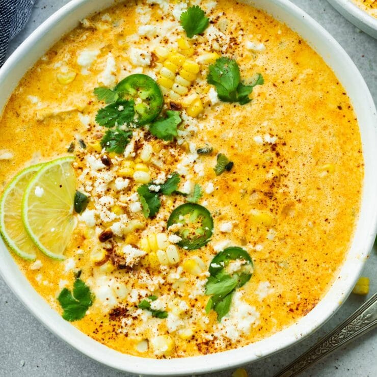 Elote Chicken and Corn Soup ***PREP