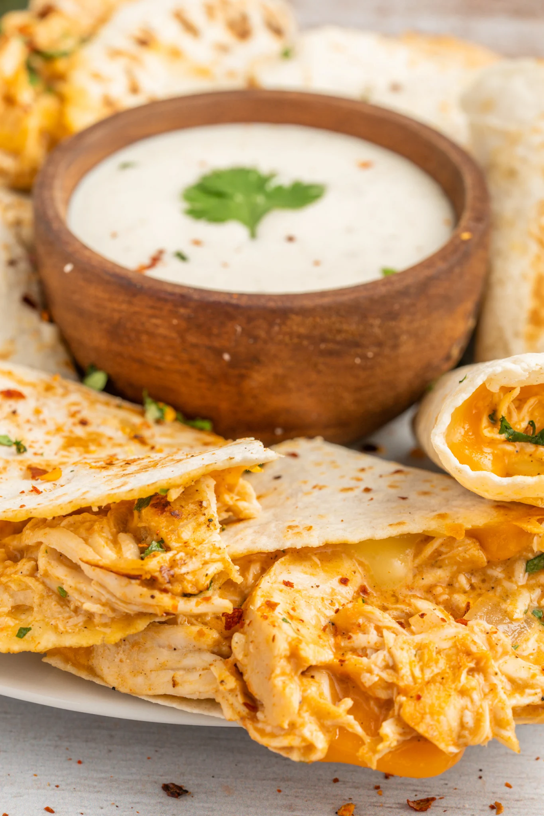 Buffalo Chicken Quesadilla