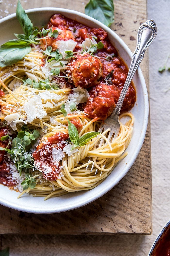 Sun-Dried Tomato, Ricotta Meatballs **Cook time 40 minutes