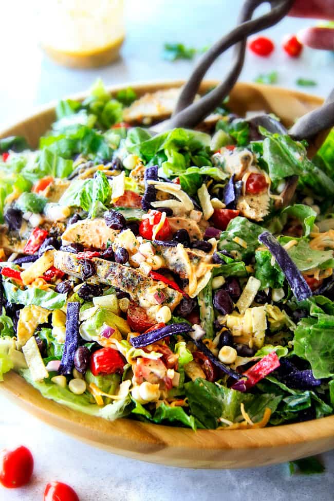 Cilantro Lime Chicken Taco Salad **PREP – marinade chicken