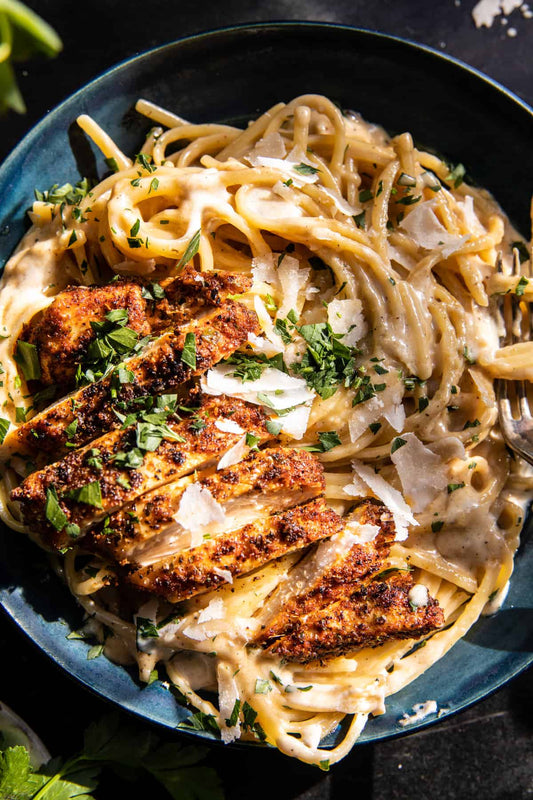 Zesty Cajun Lemon Chicken Alfredo