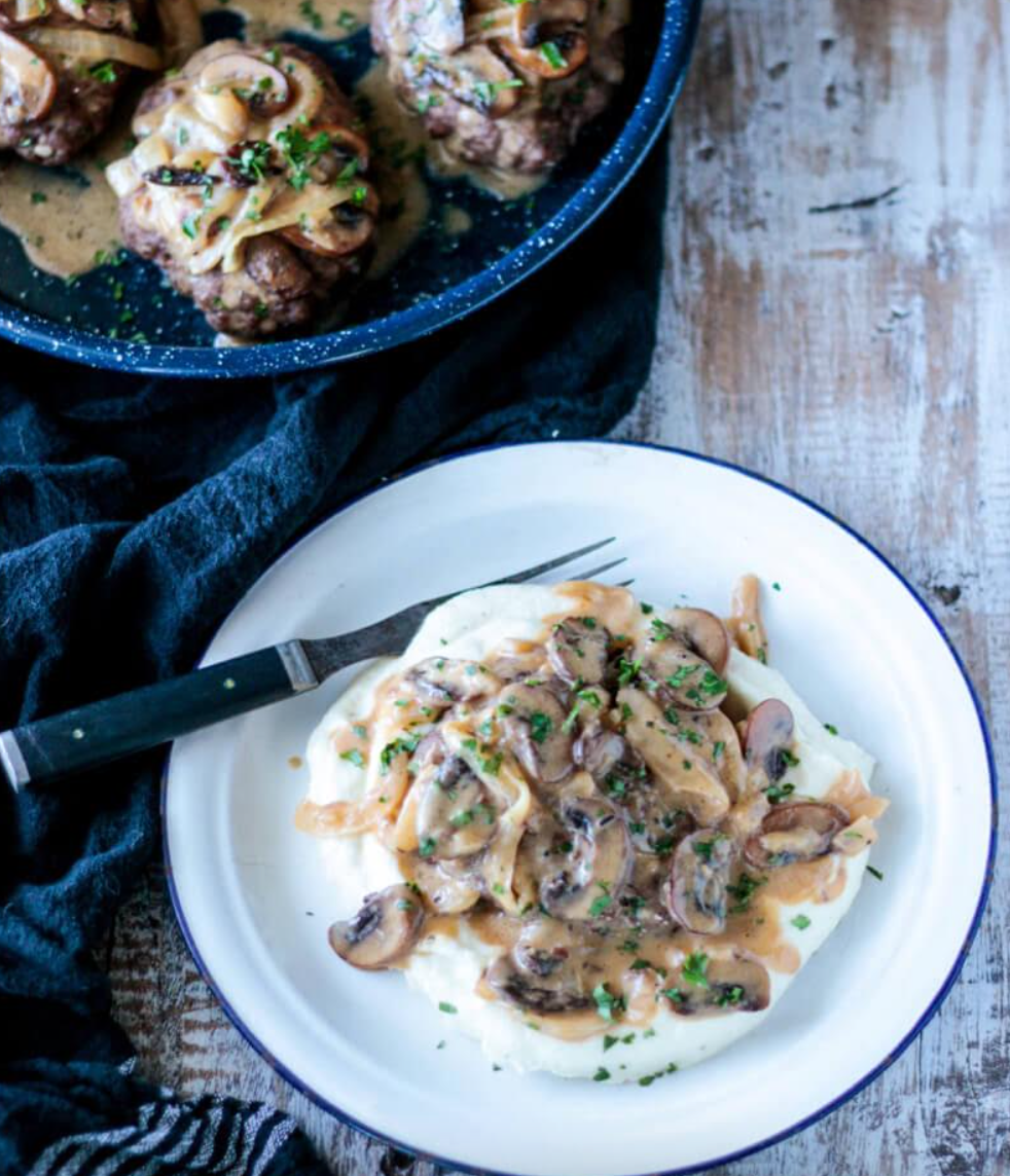 Keto Salisbury Steak with Mushroom Gravy