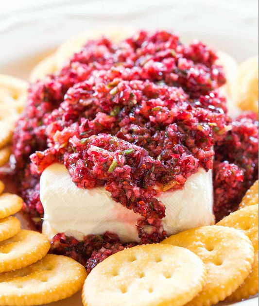 Fresh Cranberry Salsa and Rice Stuffing