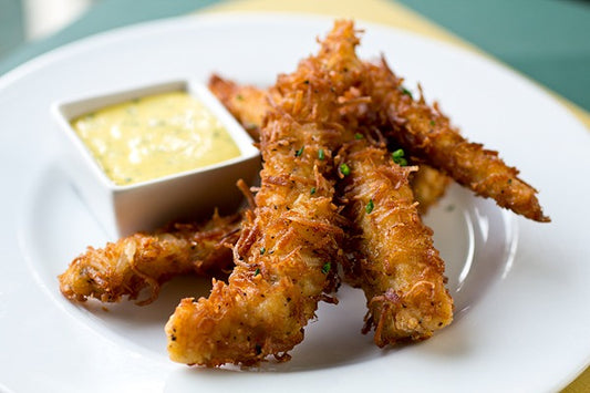 Coconut Chicken with Mango Dipping Sauce