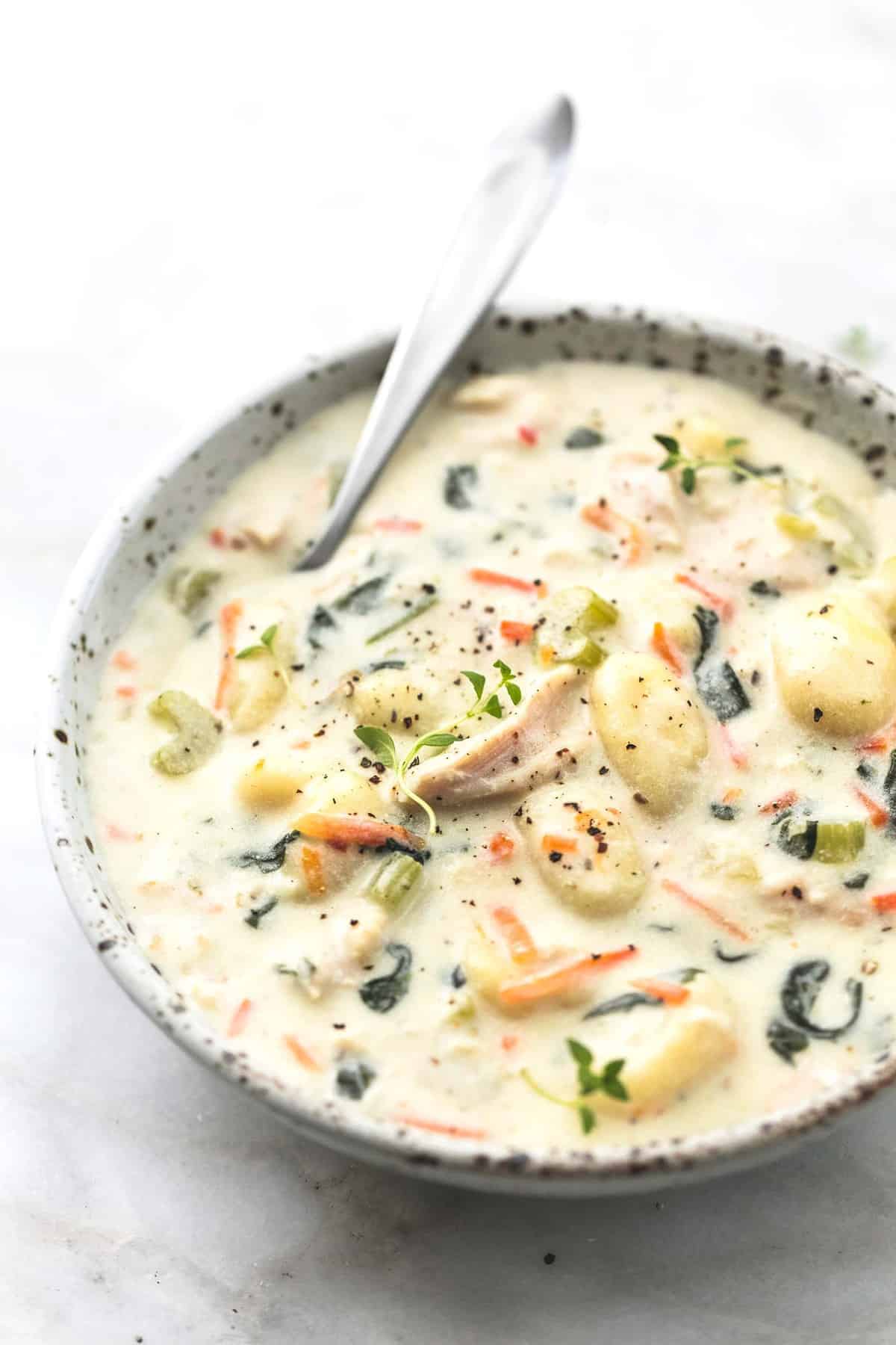 Creamy Chicken Gnocchi Soup