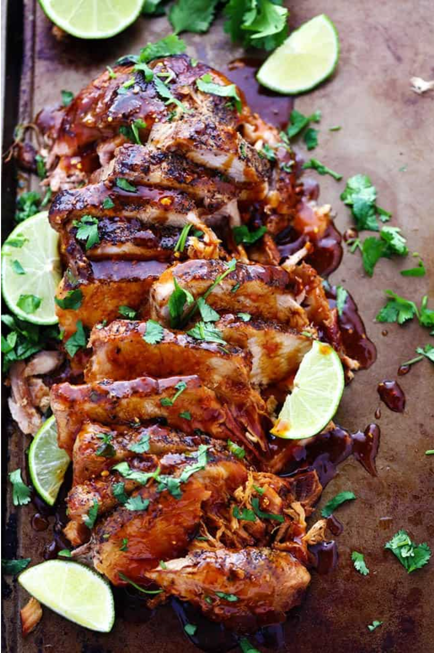 Slow Cooker Honey Lime Ginger Pork
