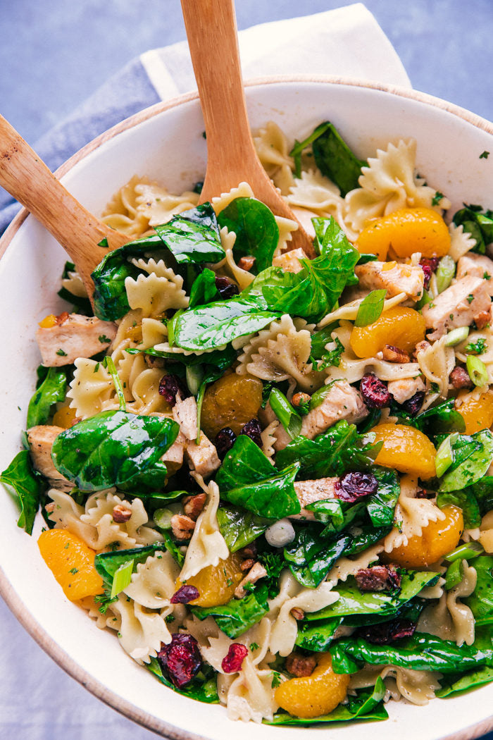 Chicken Spinach Pasta Salad