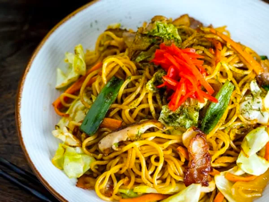 Yakisoba Chicken Vegetable Stir Fry